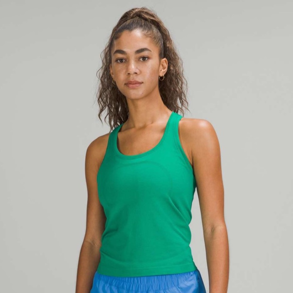 LuluLemon Swiftly Tech Racerback 2.0 Race Length - Emerald Ice